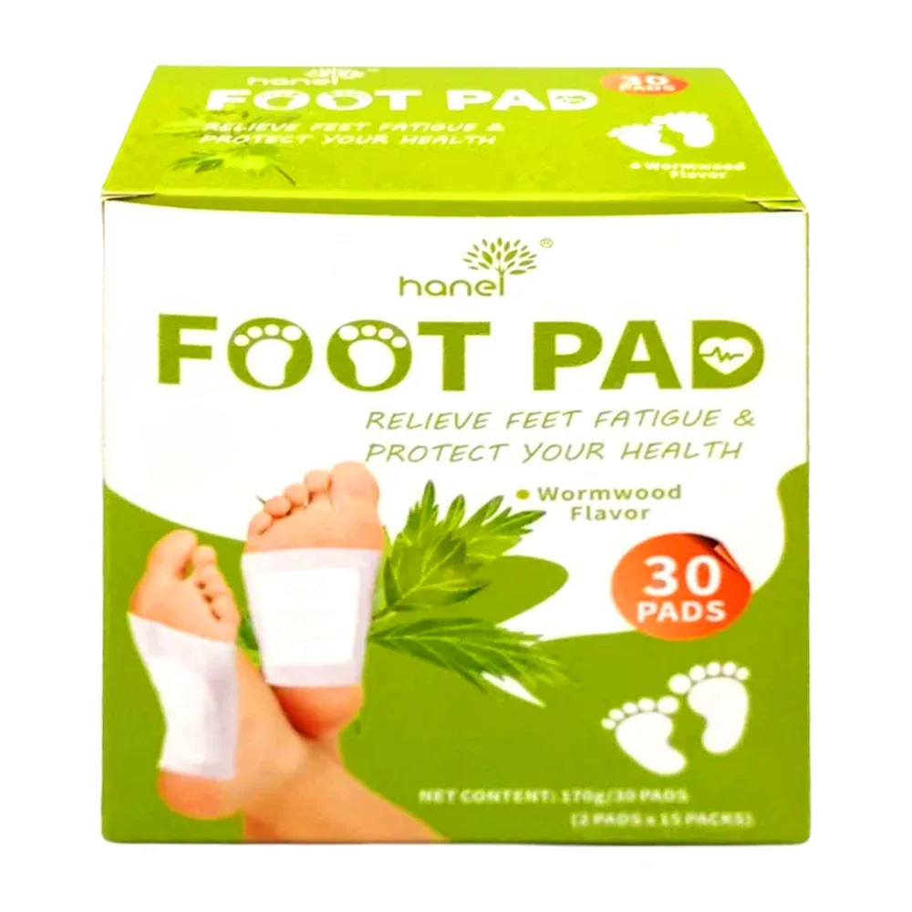 Caja con 30 parches desintoxicantes refrescantes para pies / foot pad / 80597