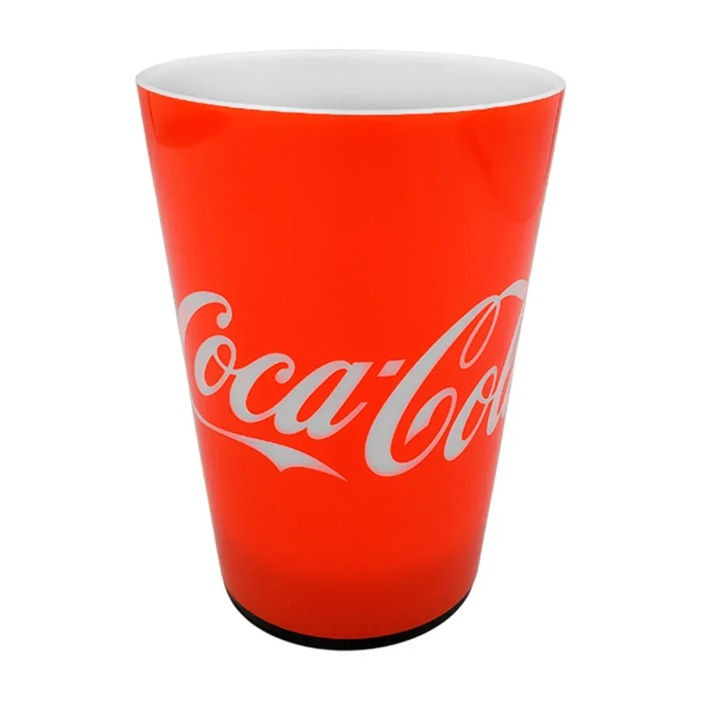 Vaso de acrílico con estampado de refresco + luz en el fondo, 12 cm / lu88353