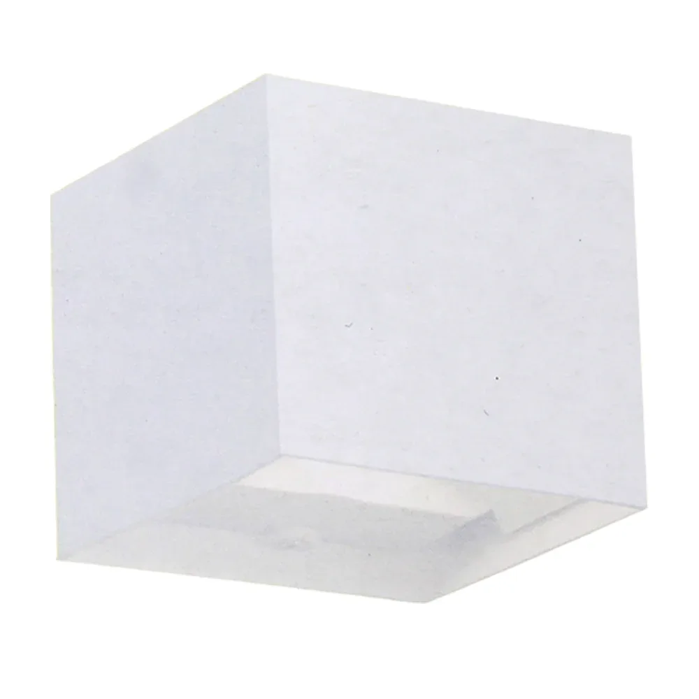 Lámpara led arbotante cuadrada wanergy para pared con consumo de 12 watts / 620021