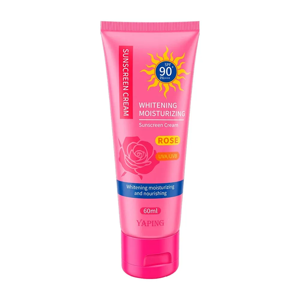 1pz protector solar en crema spf 90+ con extracto de rosas, 60ml / lu88535