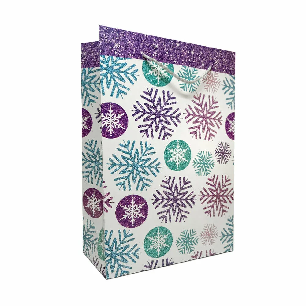 1pza Bolsa de regalo navideña con diseño flor nochebuena 845-nbue/6