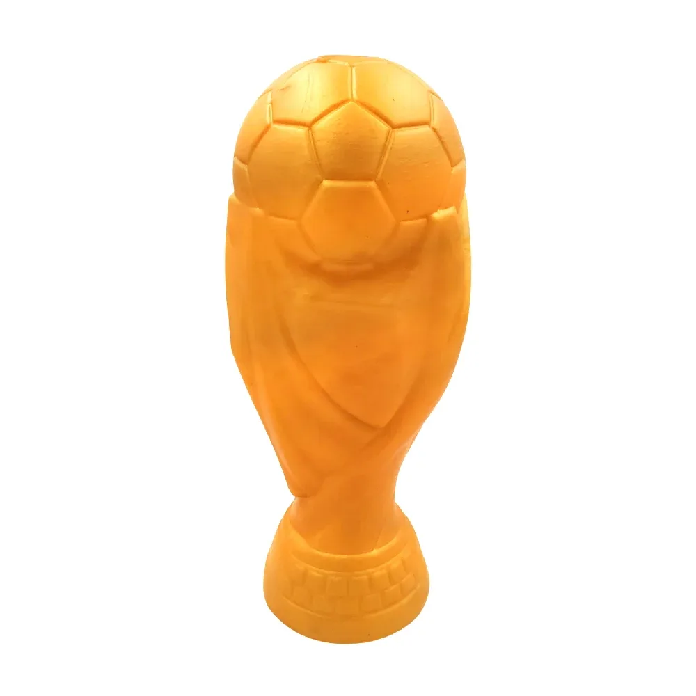 Alcancía de plástico 33cm con forma de trofeo