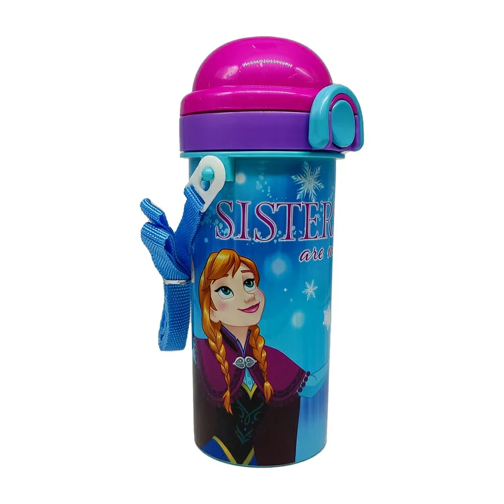 Cantimplora de plástico con diseño de frozen / plc-6335-l