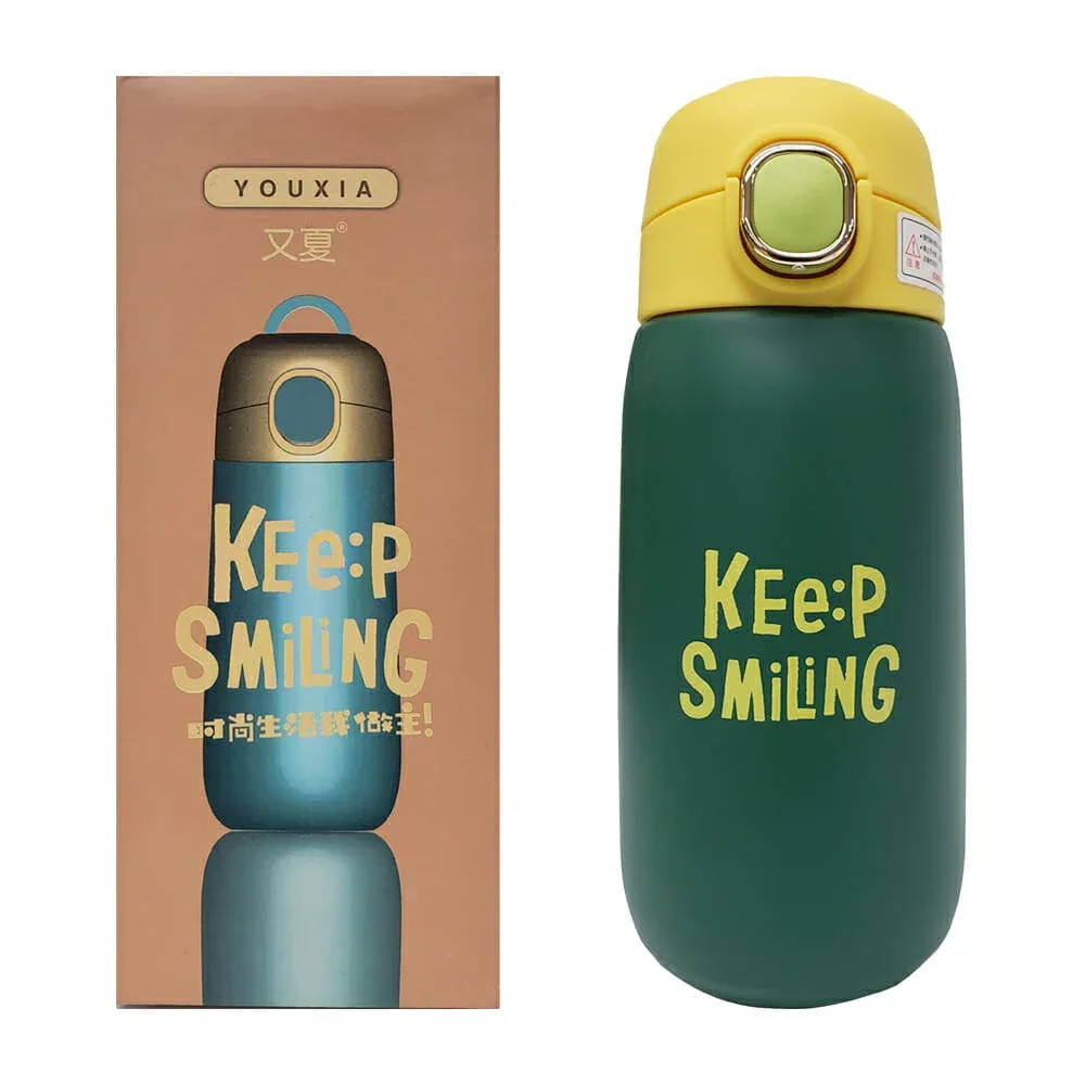 Termo de acero inoxidable, variedad de colores, 420 ml / youxia / keep smiling / yx3802