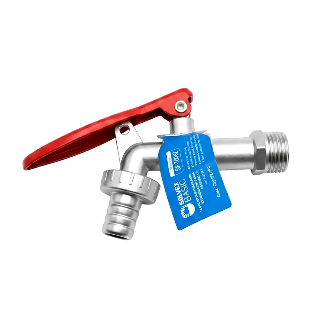 1pza llave 1/2in de seguridad para exteriores con seguro para candado / sf-70052