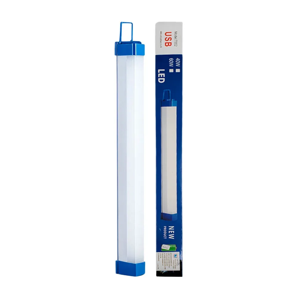 Lámpara de emergencia de 40w recargable, con 3 modos, imán y agarradera / t552