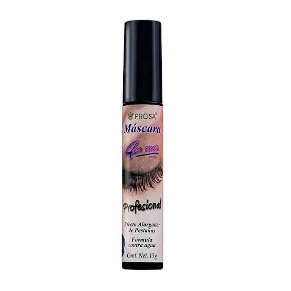 1pza Máscara rímel prosa negro 4 en 1 con efecto alarga pestañas, 13g / 430789
