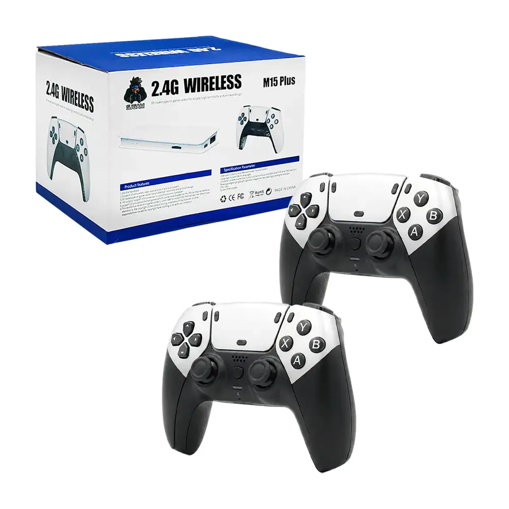 Consola de videojuegos retro m15plus, 2 mandos inalámbricos, conexión hdmi