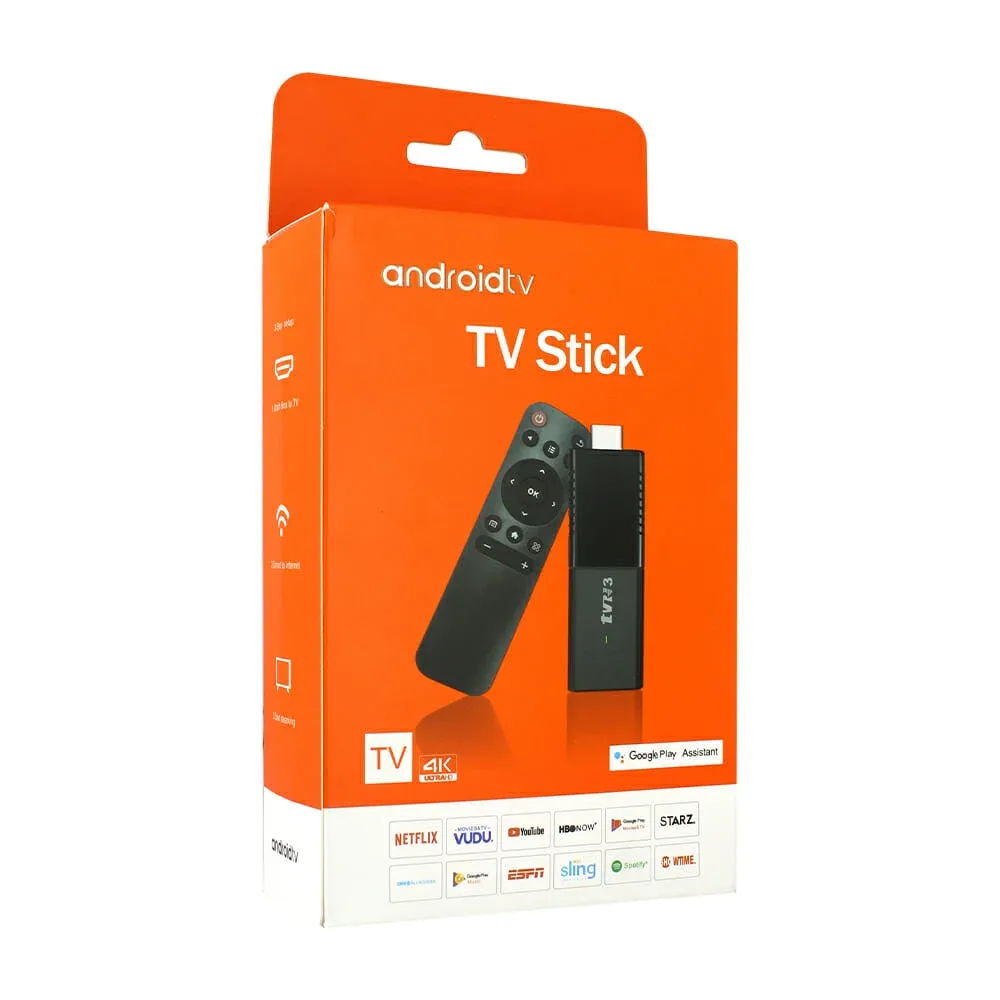 Tv stick de entrada hdmi con control remoto y resolución 4k / android tv / 11681 / bbg-60056