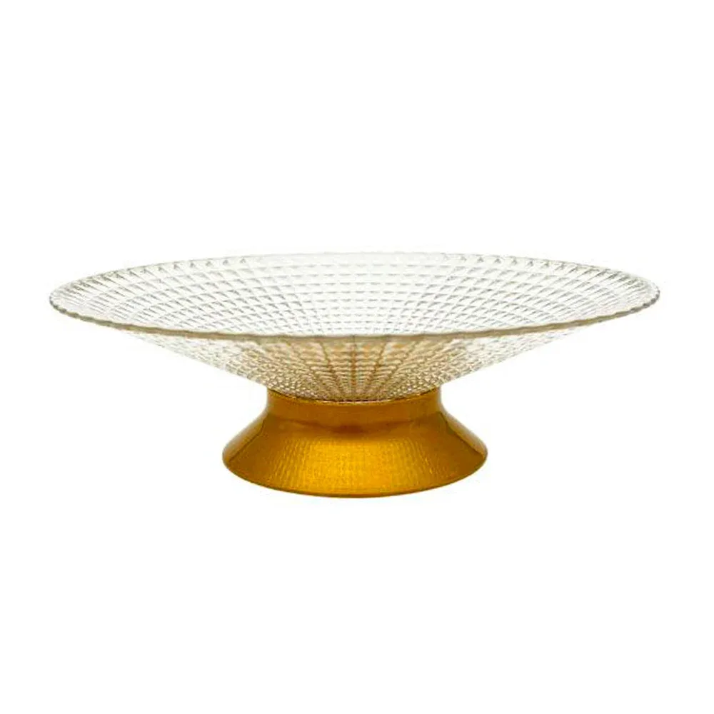 Plato de plástico para centro de mesa + base y con diseño de relieve / house / new life