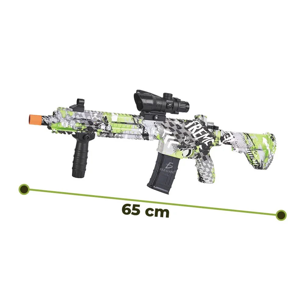 Pistola m416 fusil de asalto eléctrica lanza bolitas de hidrogel con diseño de graffiti + accesorios, variedad de modelos / jug.g300