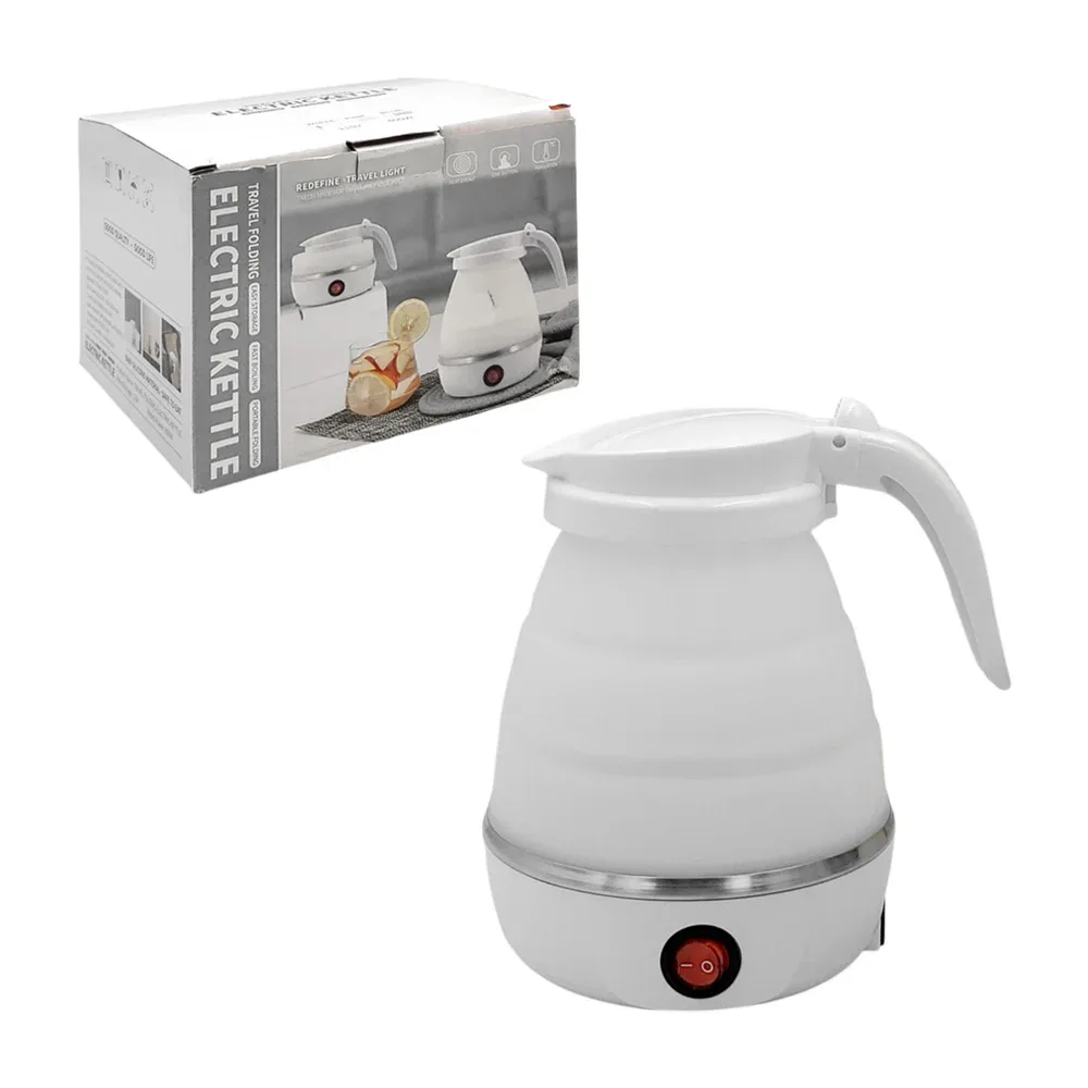 Hervidor de agua eléctrico plegable para viaje con capacidad de 600ml / lu9212