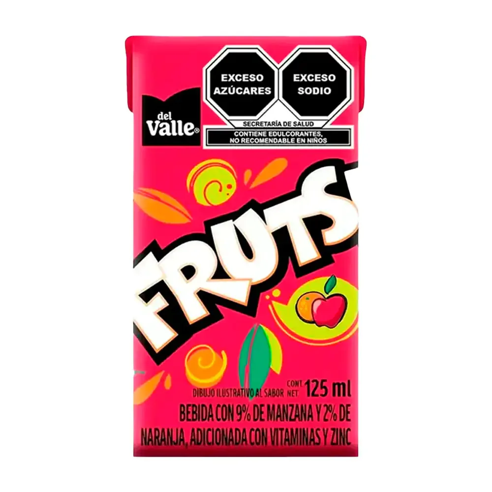 Frutsi del valle sabor manzana con naranja 125ml / 387236