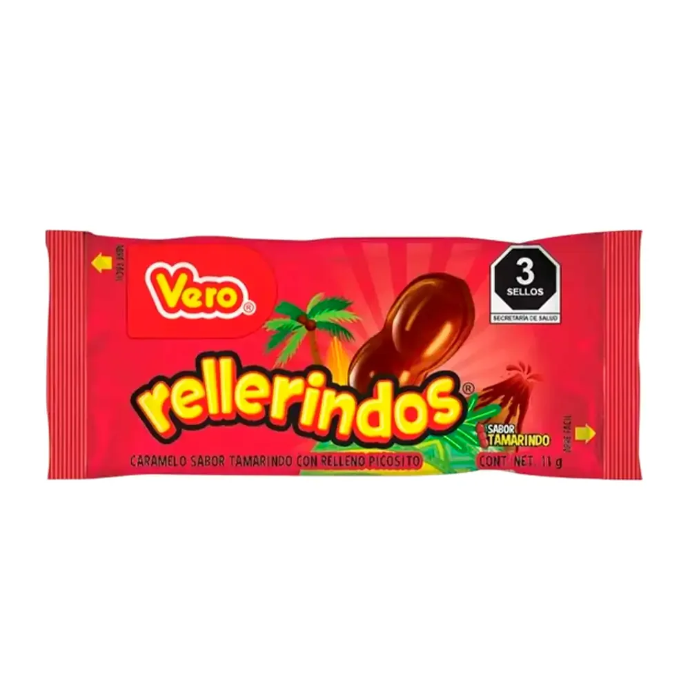 1pz rellerindo sabor tamarindo con relleno picosito, 11g / 263680