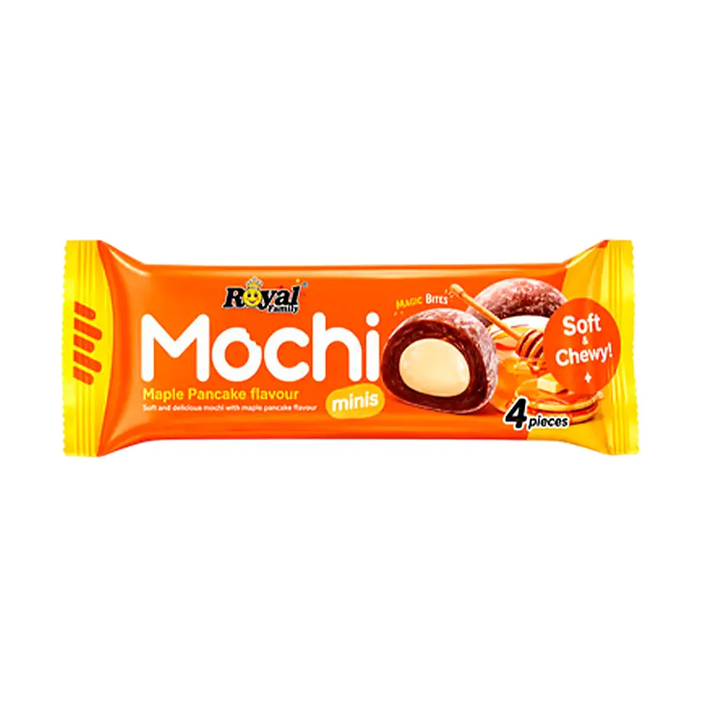 Paquete con 4 mini mochi sabor pancake de maple ultra suaves, 40g / 037404