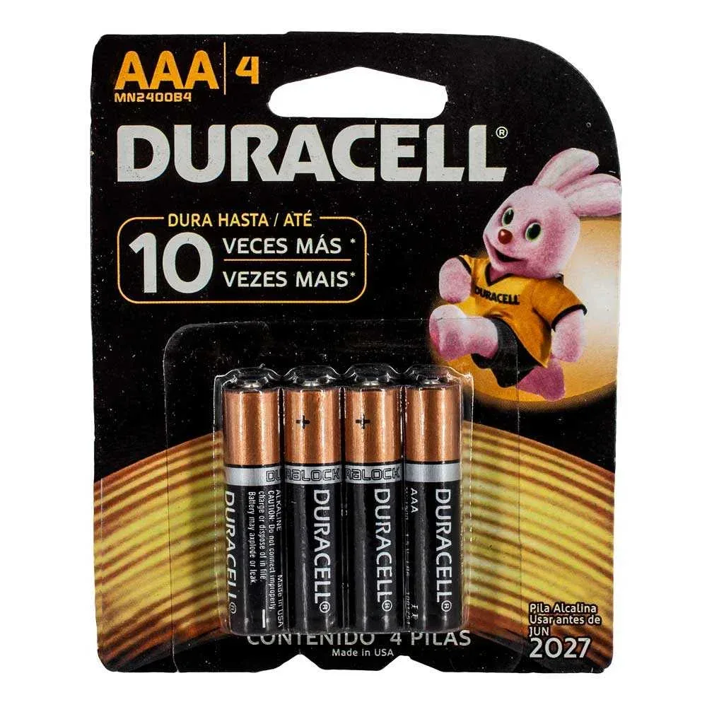 Blíster de 4 pilas aaa 321