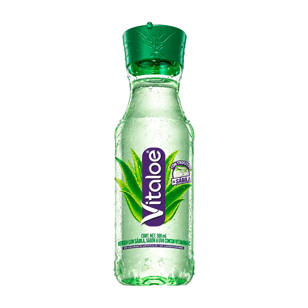 1pz Bebida vitaloe con trocitos de sabila, 320ml / 506816