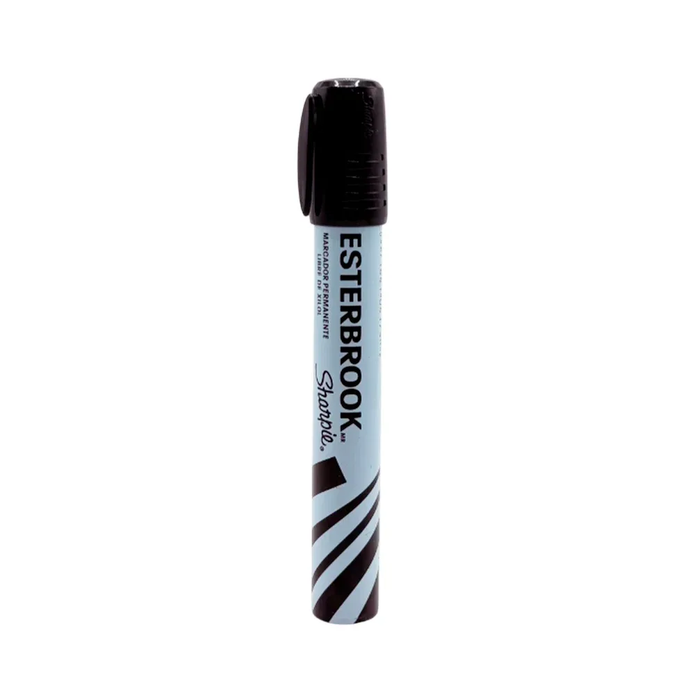 1pza marcador esterbrook sharpie permanente de punta gruesa, color negro / 200323 / marcador permanente sharpie / 041752