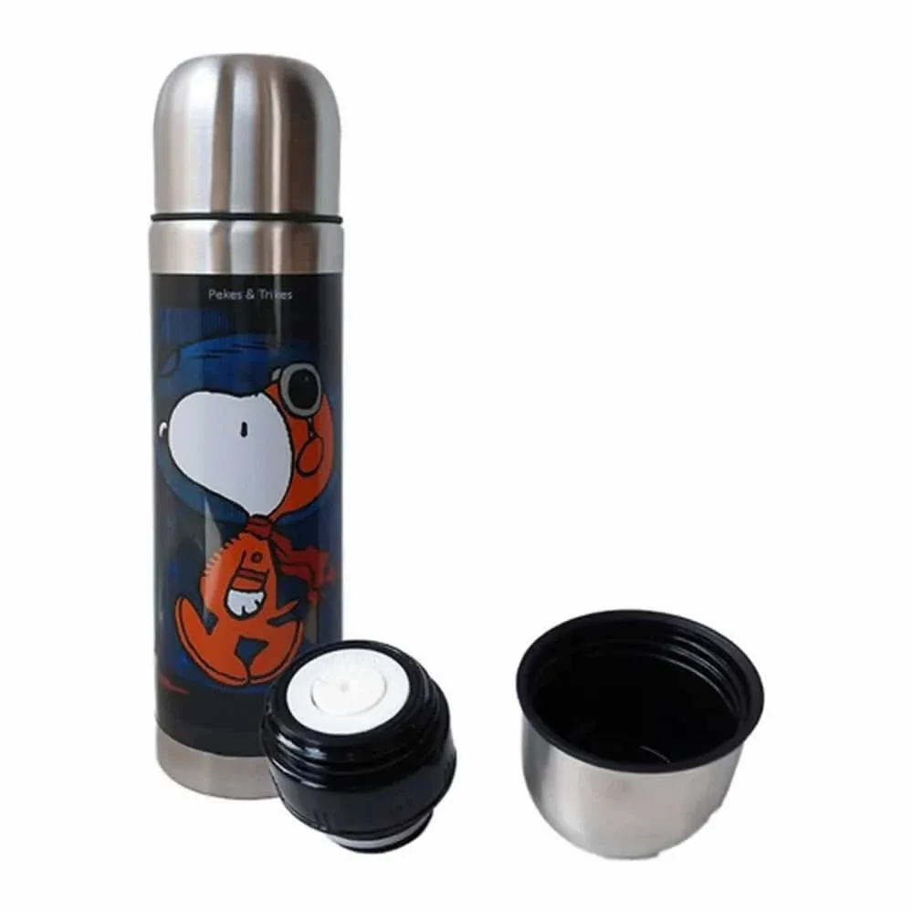 Termo de acero inoxidable con diseño de snoopy 500ml 2415-3632