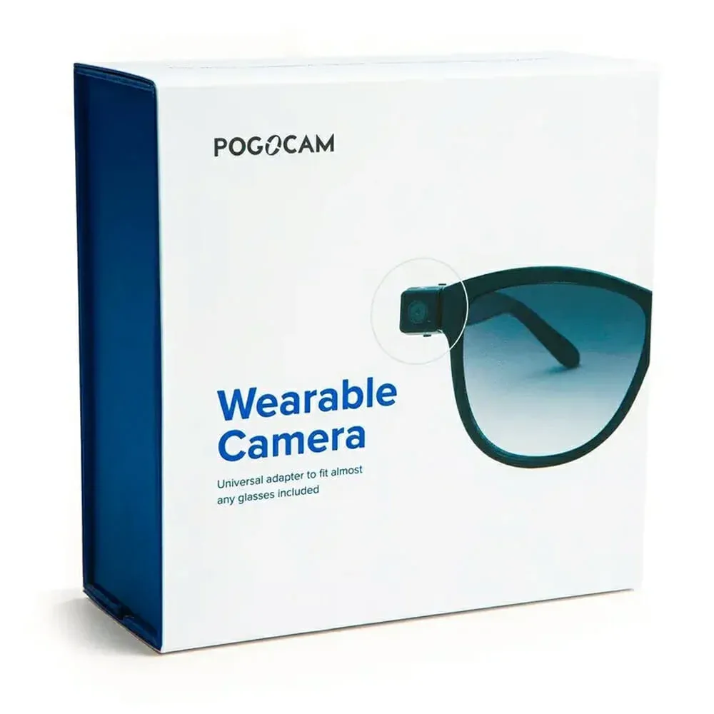 Cámara espía pogo cam con sistema operativo ios, sensor de cámara de 5mp, video hd de 720p, a prueba de agua y magnética para lentes