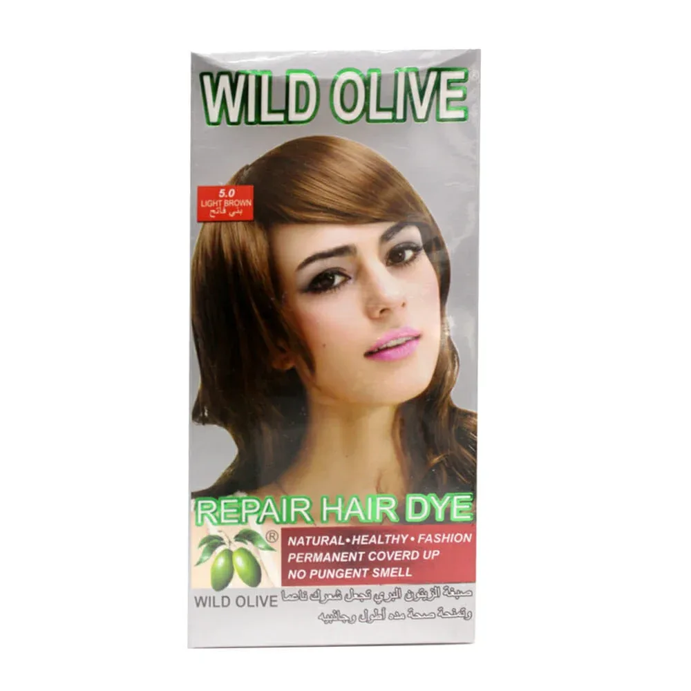 Tinte para el cabello permanente reparador wild olive, variedad de tonalidades / a23-76