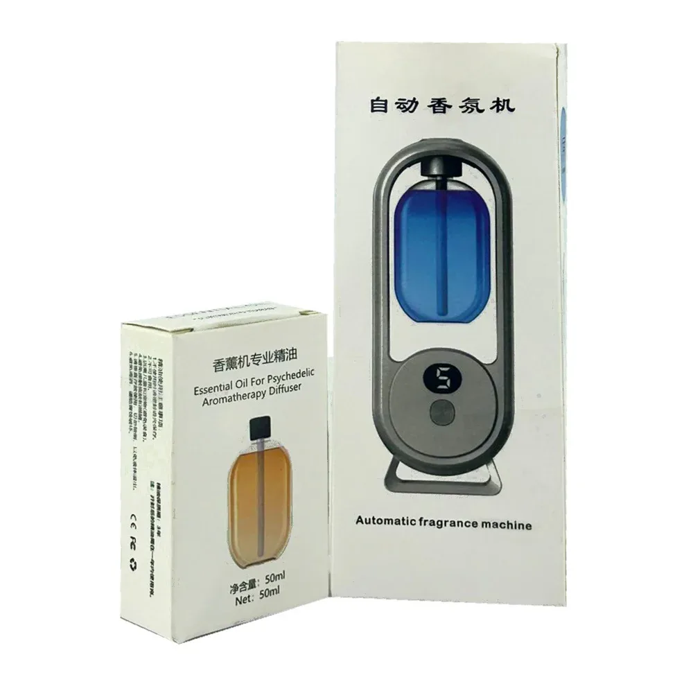 Kit humidificador difusor de fragancia con luz led rgb + frasco de 50ml con esencia / essential oil