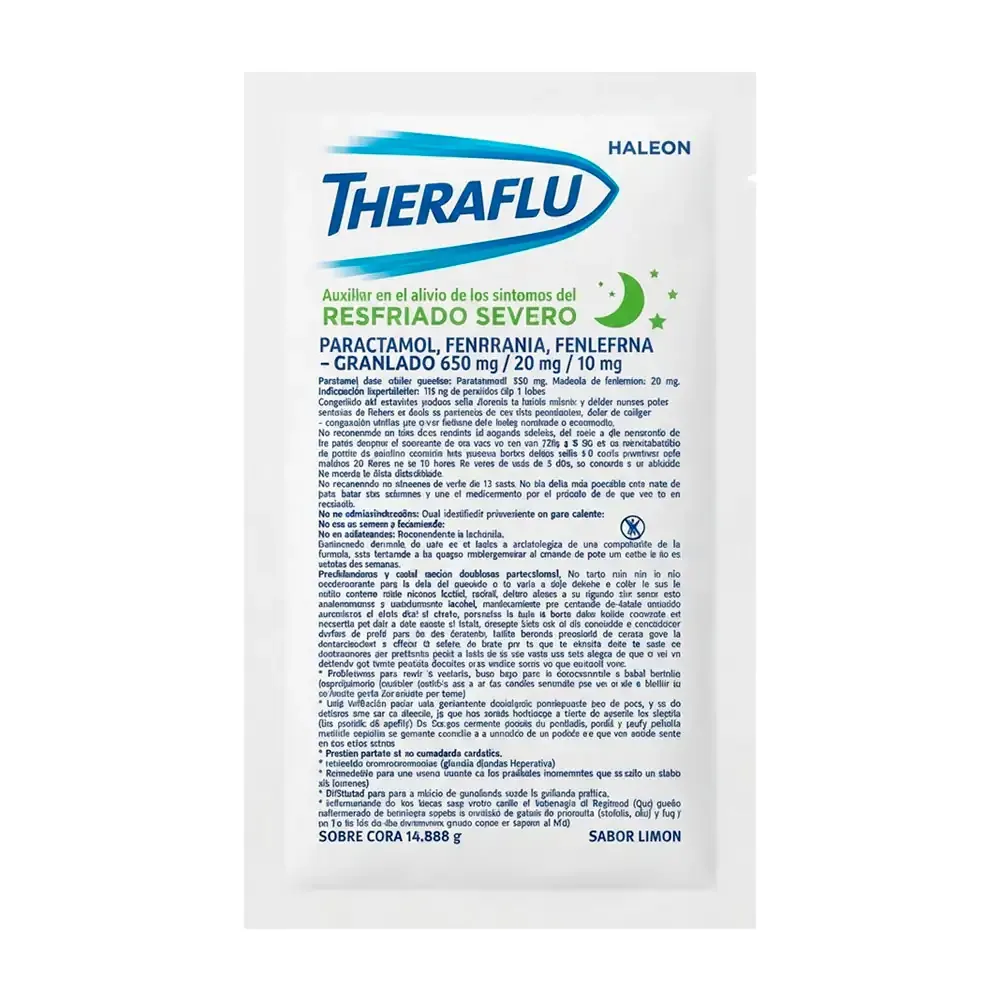 1pz sobre de té theraful noche, sabor limón, 14.87g / 000835