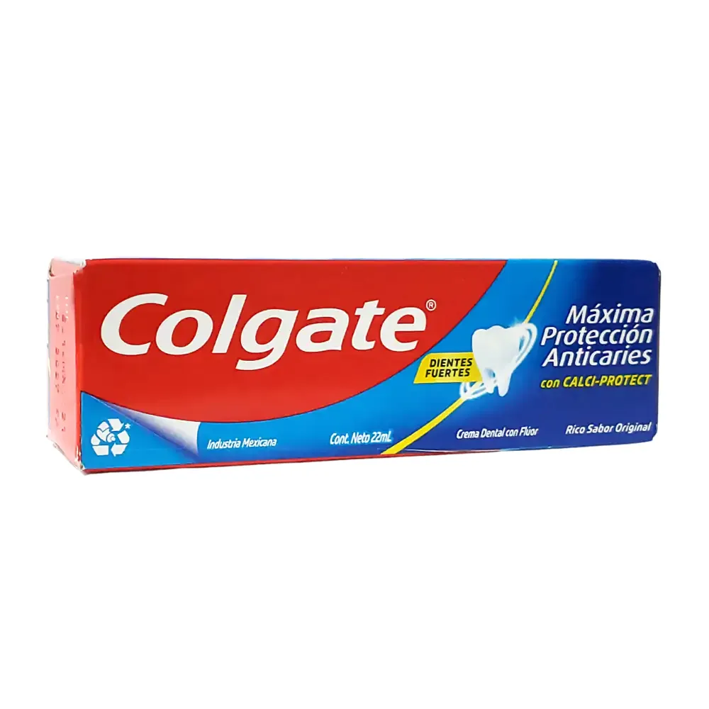 1pz mini pasta dental colgate, sabor original, 22ml / 039152