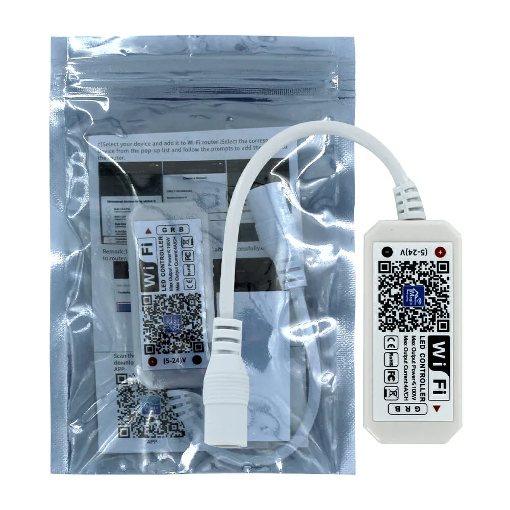 Controlador wifi para tira led / luz led, 100w, compatible con ios y android / 40799