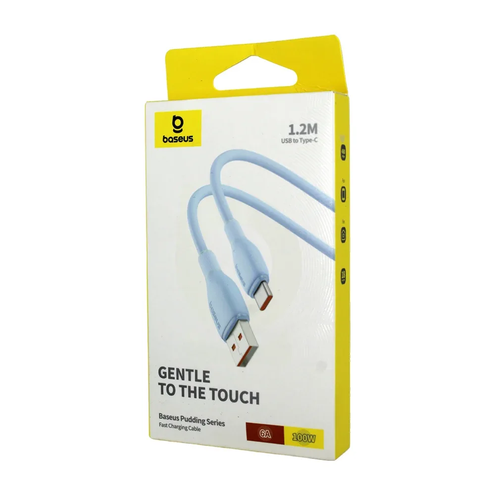 Cable de 1.2m con entrada usb y tipo c baseus 100w, variedad de colores / cb000054