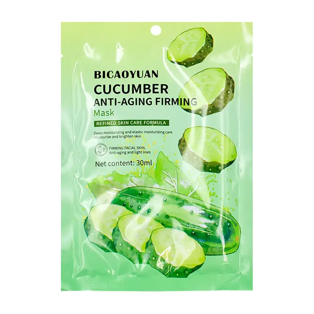 Mascarilla reafirmante antiedad bicaoyuan con extracto de pepino, 30ml / a-018
