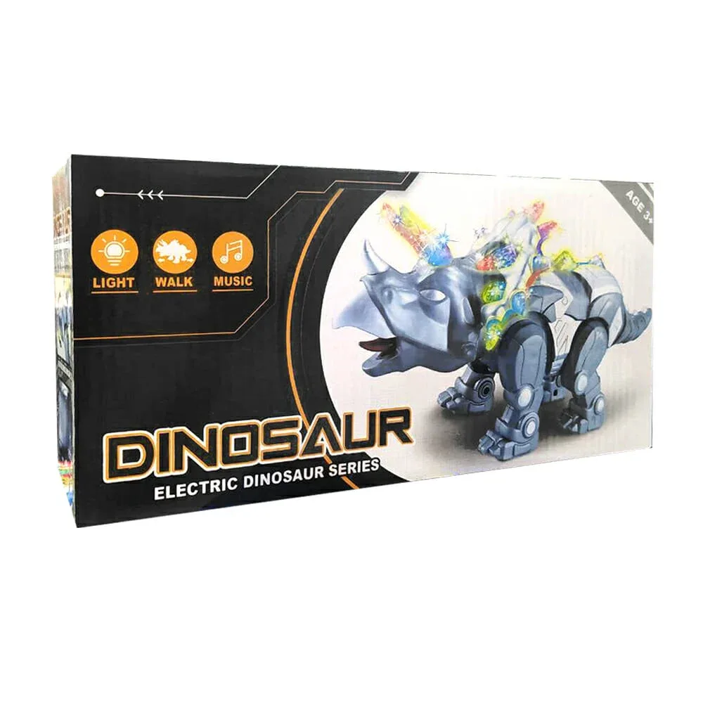 Dinosaurio móvil de juguete con luz y sonido / 3879