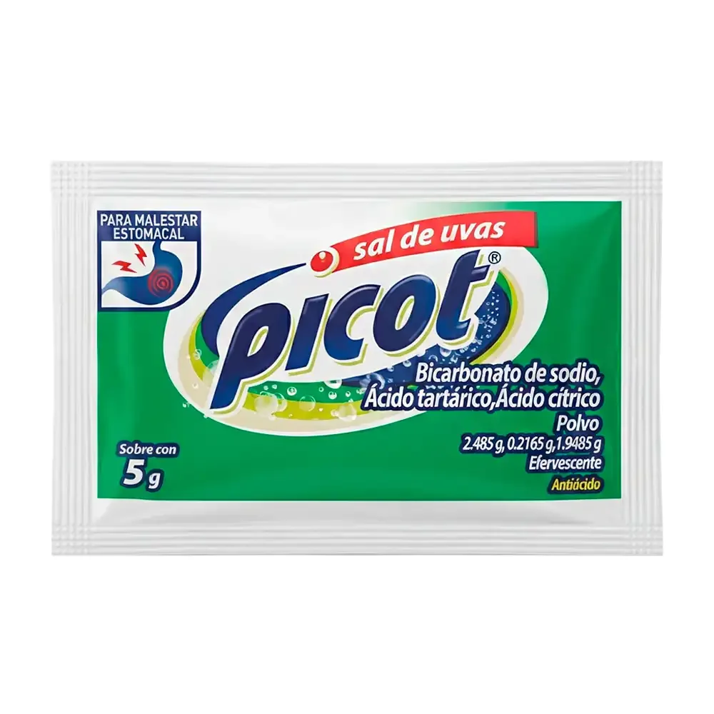 1pz Sobre sal de uvas picot para malestar estomacal, 5g / 941930