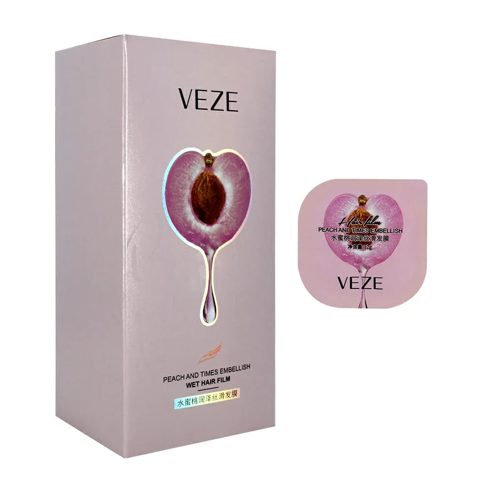 Caja con 6 ampolletas de durazno reparadoras de cabello fz24433