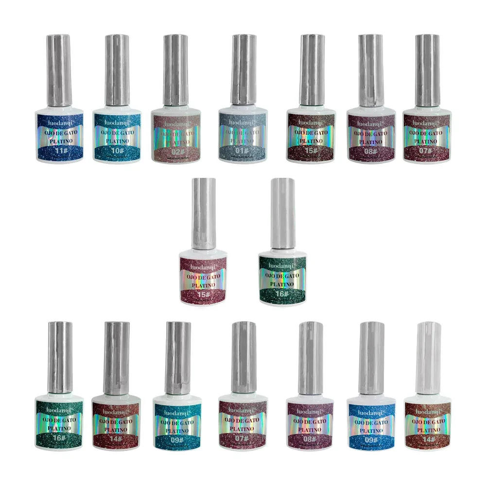 1pz esmalte con efecto ojo de gato, 10ml, variedad de tonalidades / 93a-4