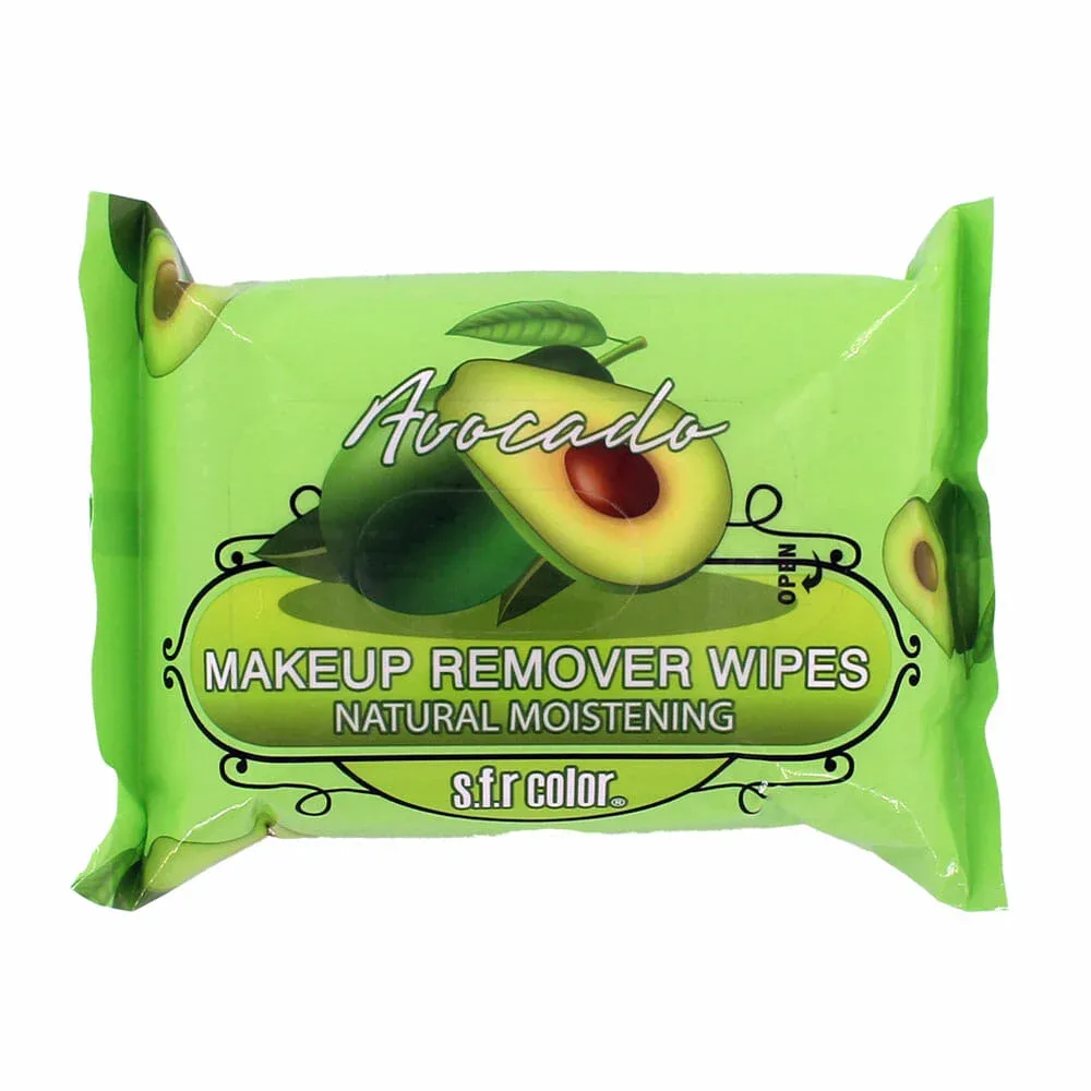 Paquete 28 toallitas desmaquillantes con extracto de aguacate / 5484/ 6924269754846
