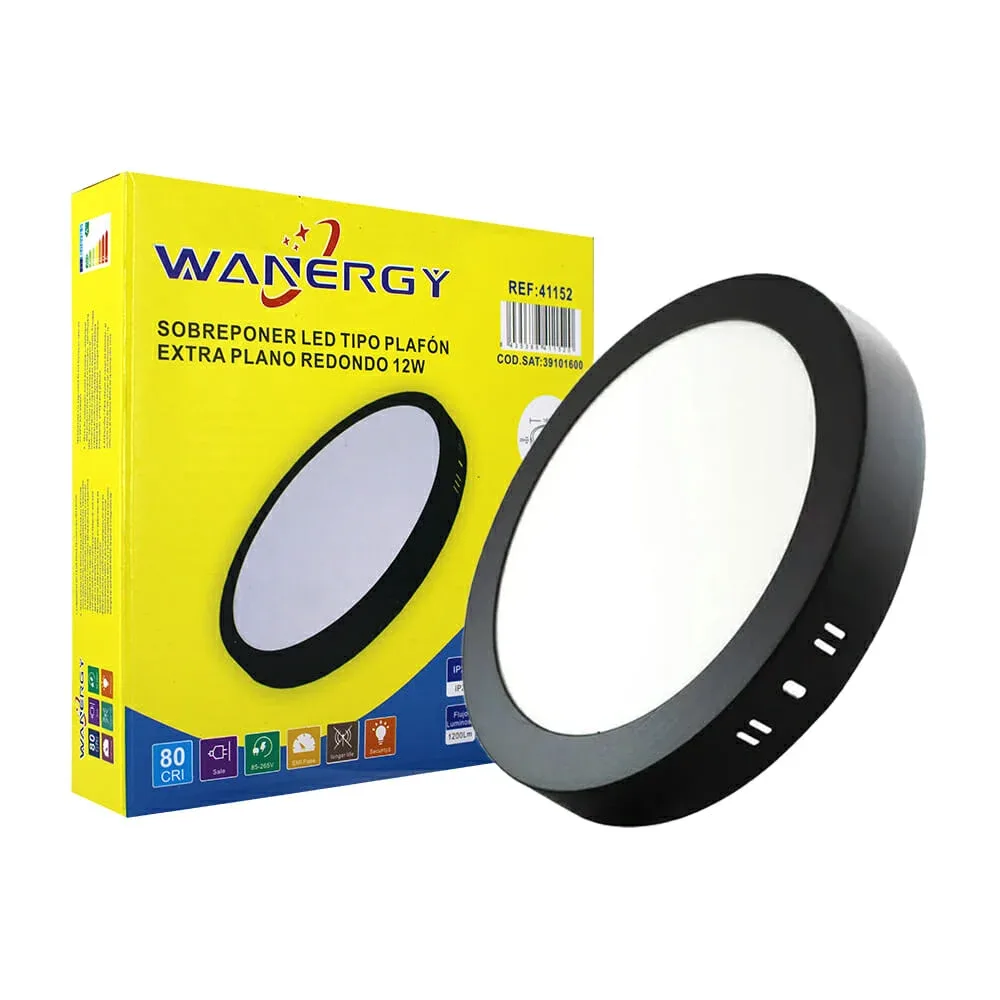 Lámpara tipo plafon led 12w wanergy / 41152