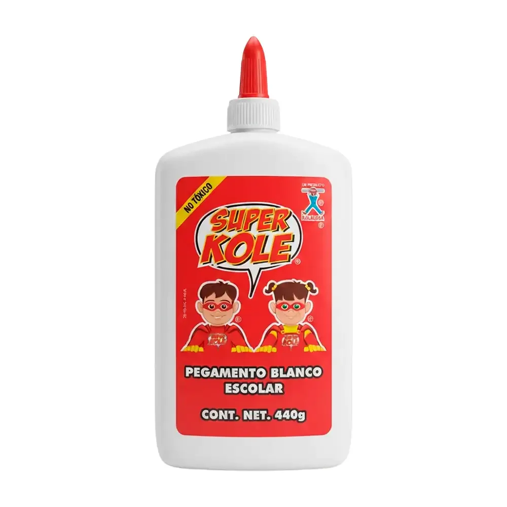 Pegamento líquido super kole escolar blanco, 440g / 651075
