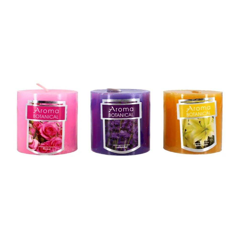 1pza Vela de cera con aroma 80g, variedad de aromas / maxmacia