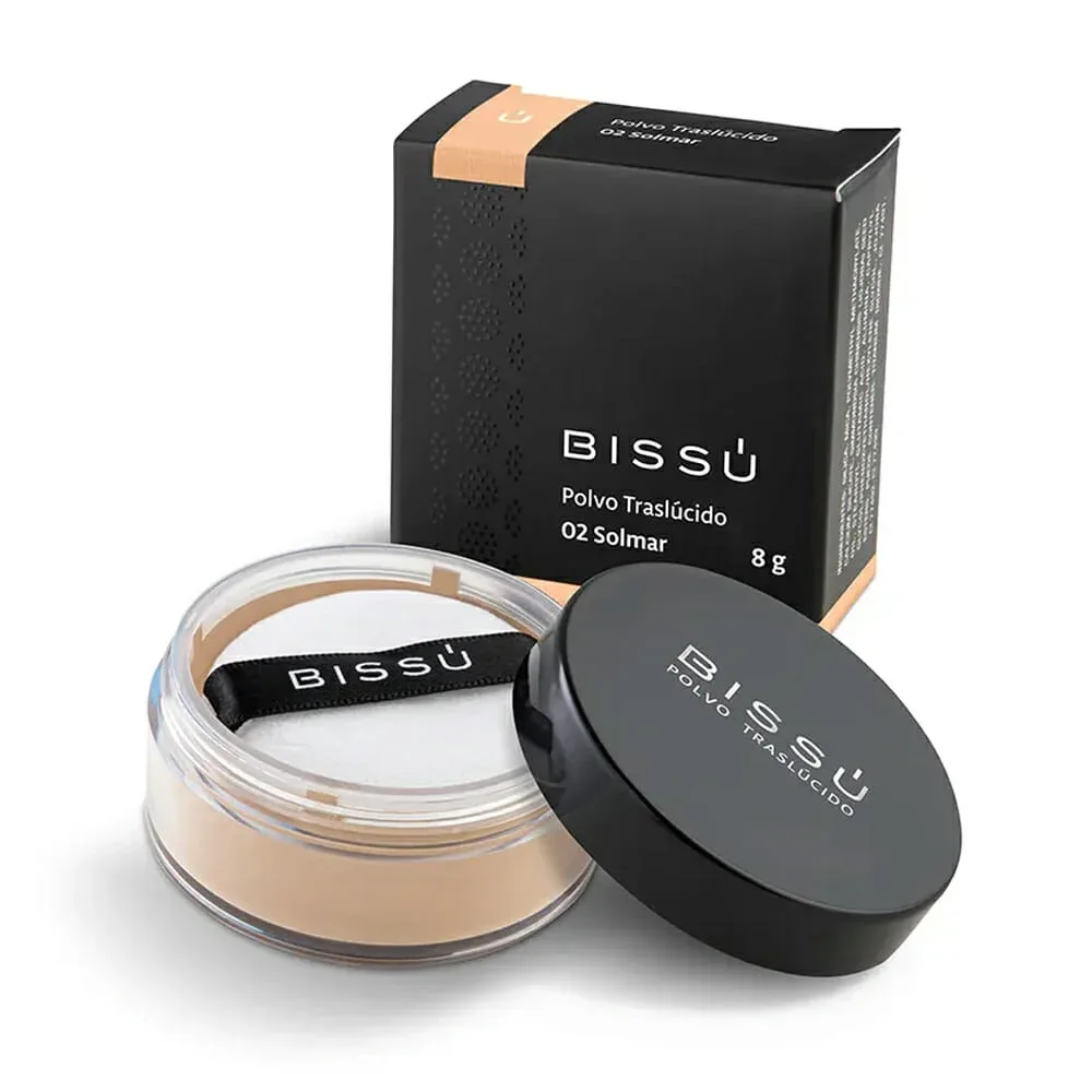 Polvo traslúcido bissú 8g en tono 02-solmar para rostro