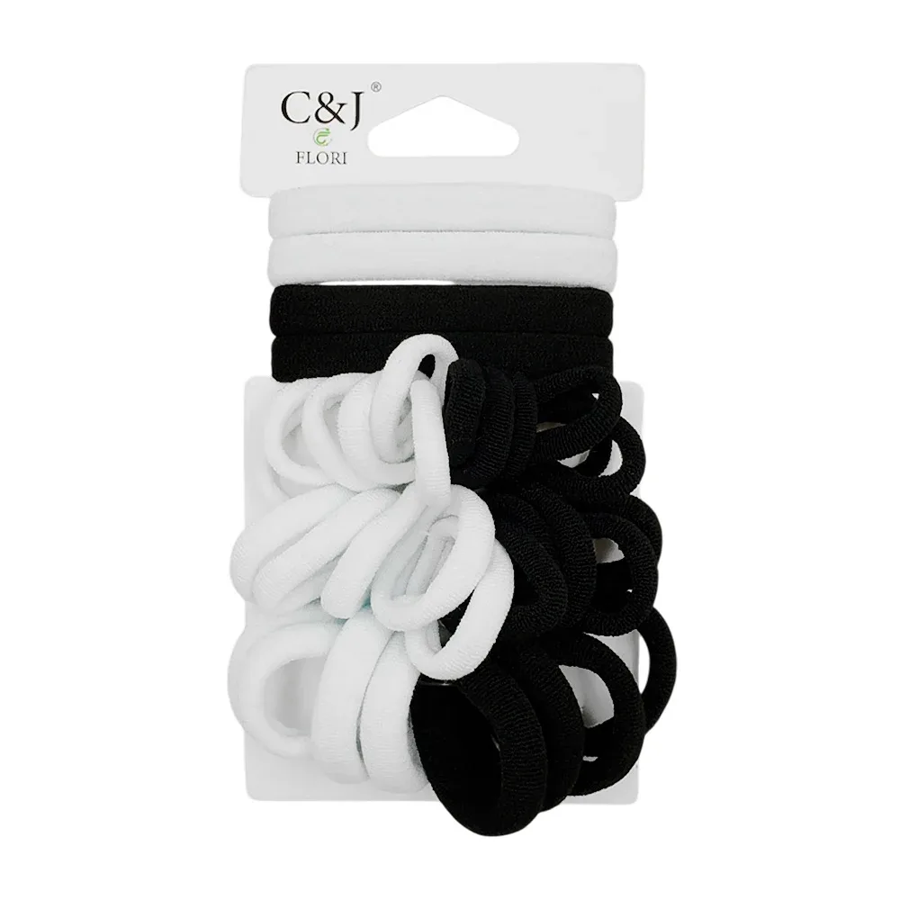 Set con 30 donitas pequeñas y 4 grande para el cabello, variedad de colores