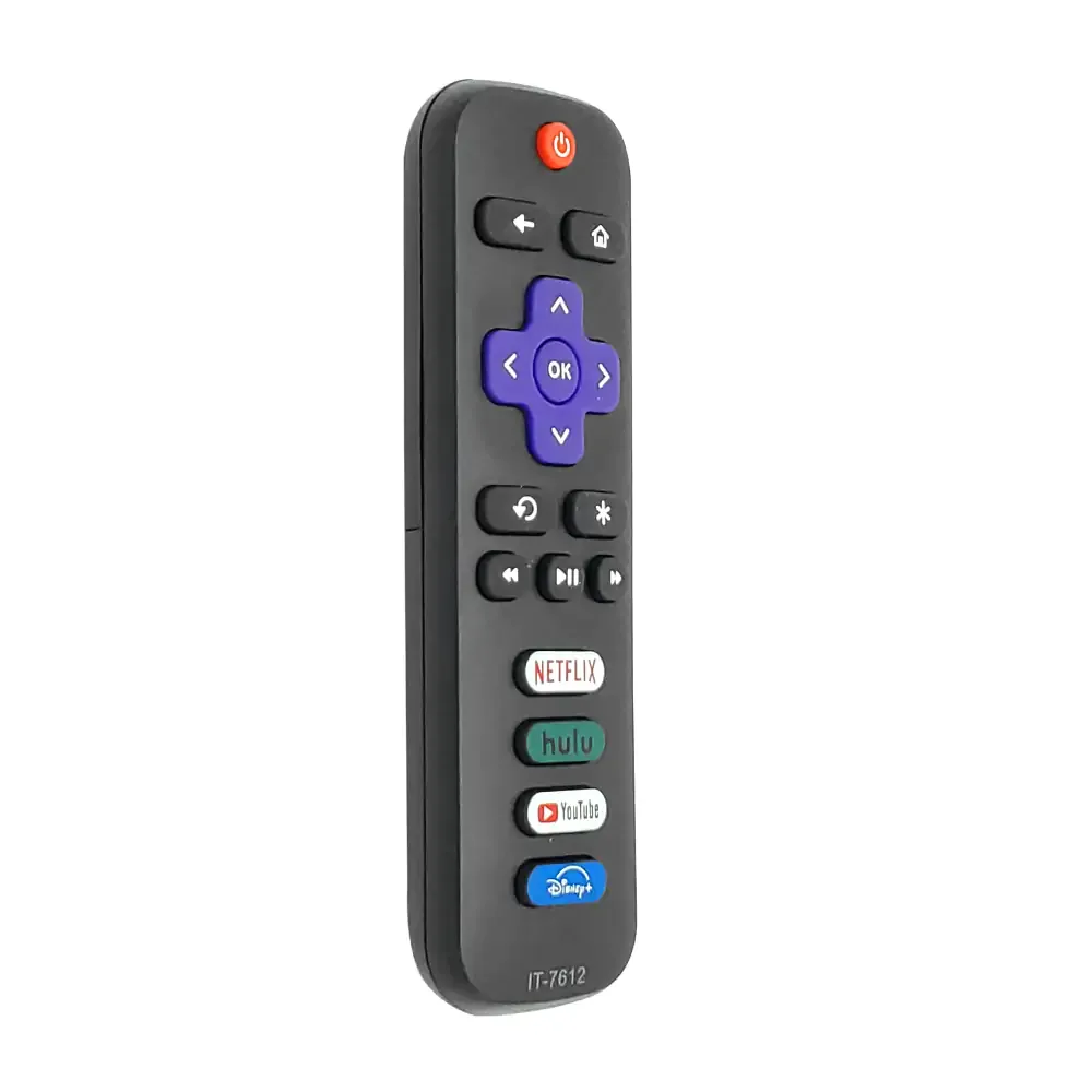 Control remoto universal, diseño sencillo compatible con smart tv y 4 canales de stream / it-7612