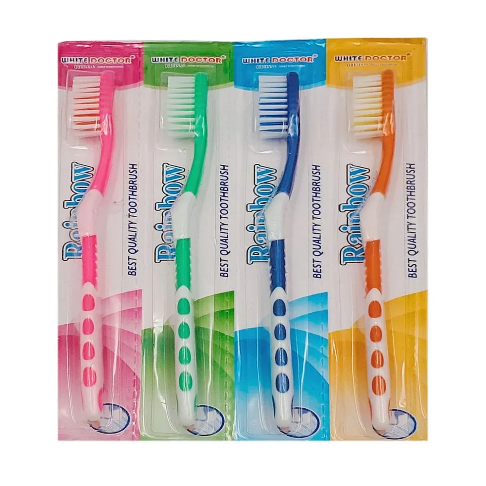 1pza Cepillo de dientes con cerdas suaves, variedad de colores / rainbow / 969 / hw52572