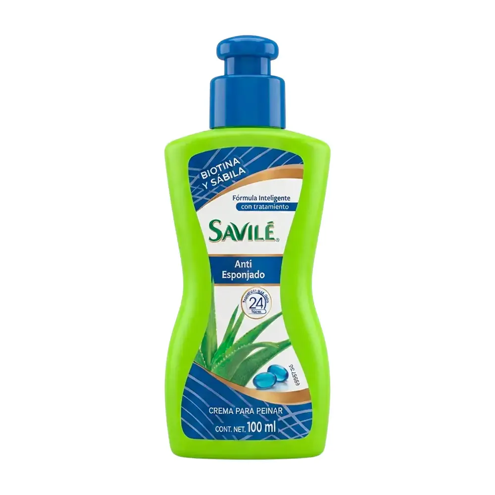 Crema para peinar, savilé anti esponjado con biotina y sábila, 100ml / 505956