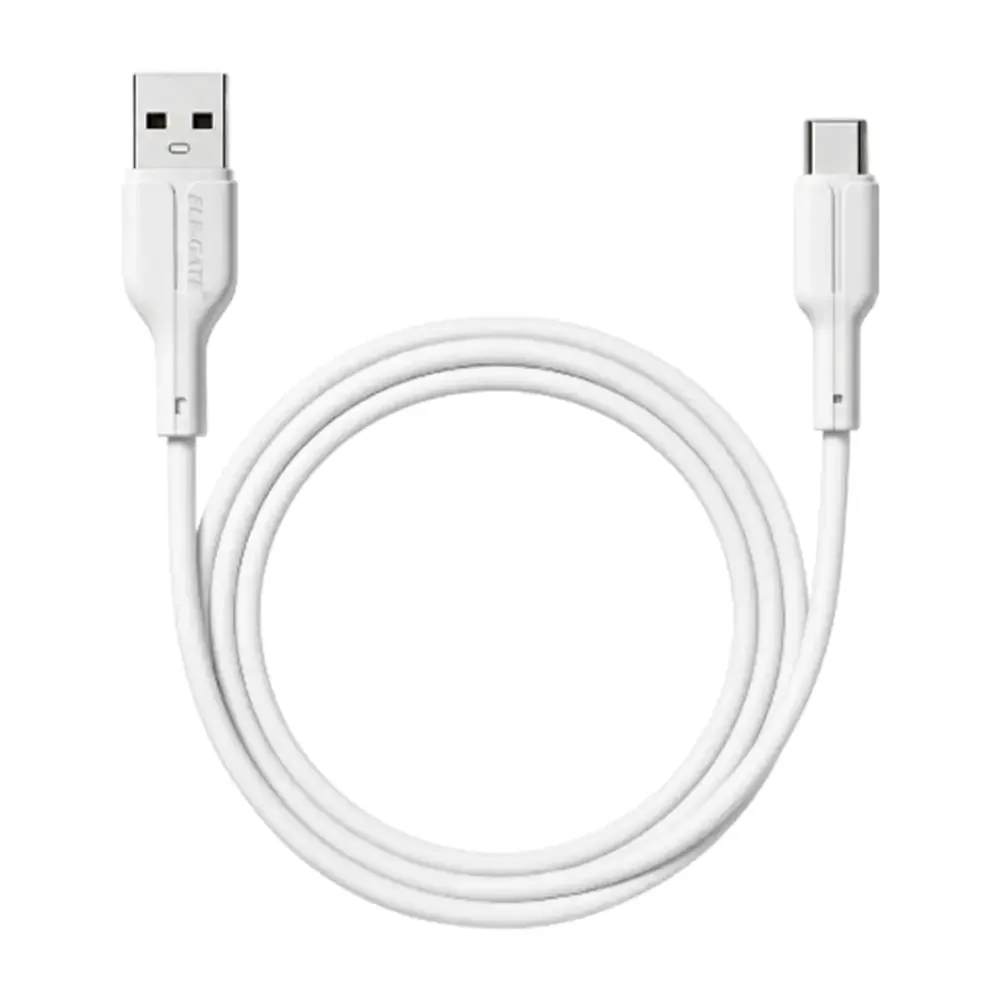 Cable para carga o transferencia de datos de usb-c a usb-a de 2a, 1mt, variedad de colores