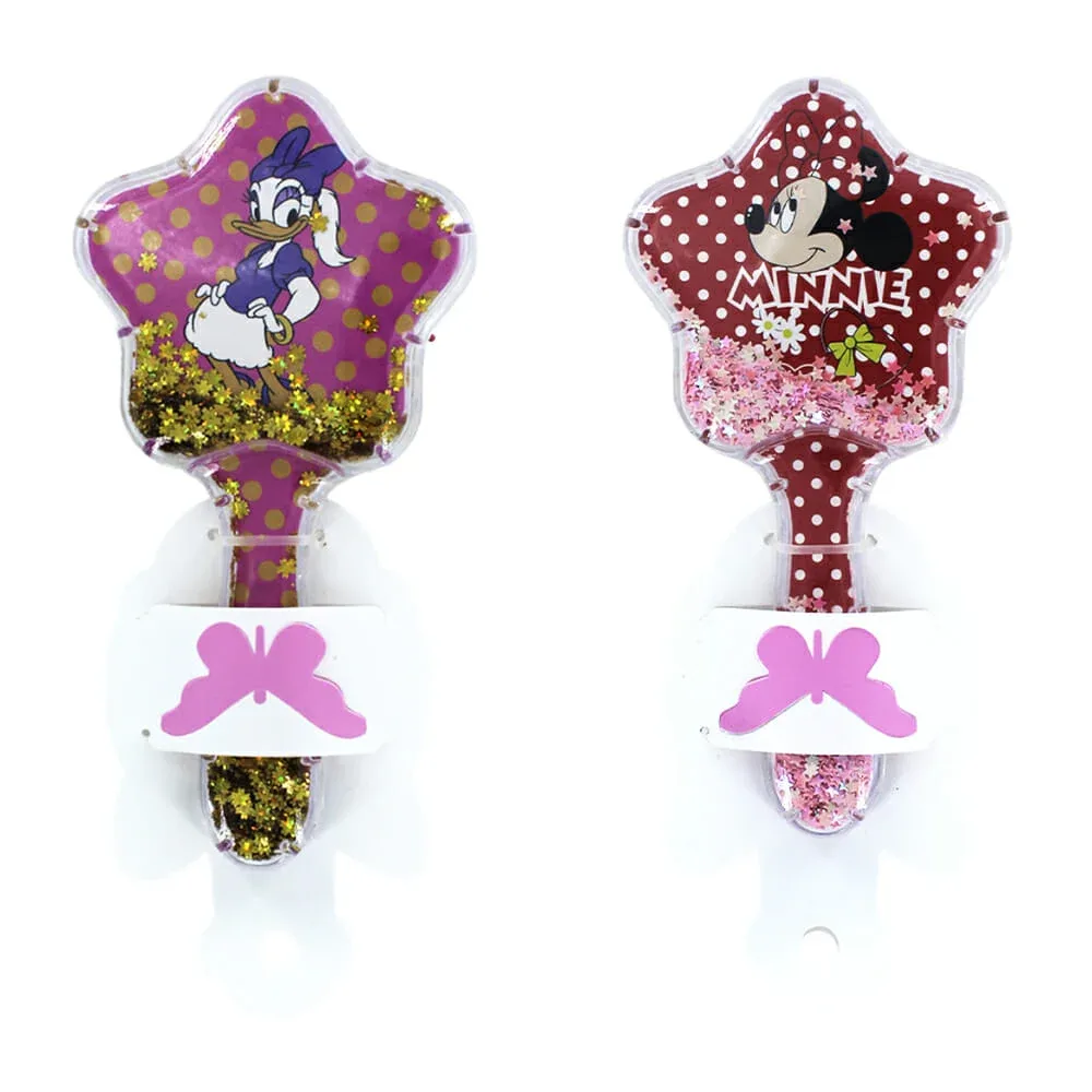 Cepillo con forma de estrella y diseño de minnie para el cabello, variedad de colores / 23-sz-009