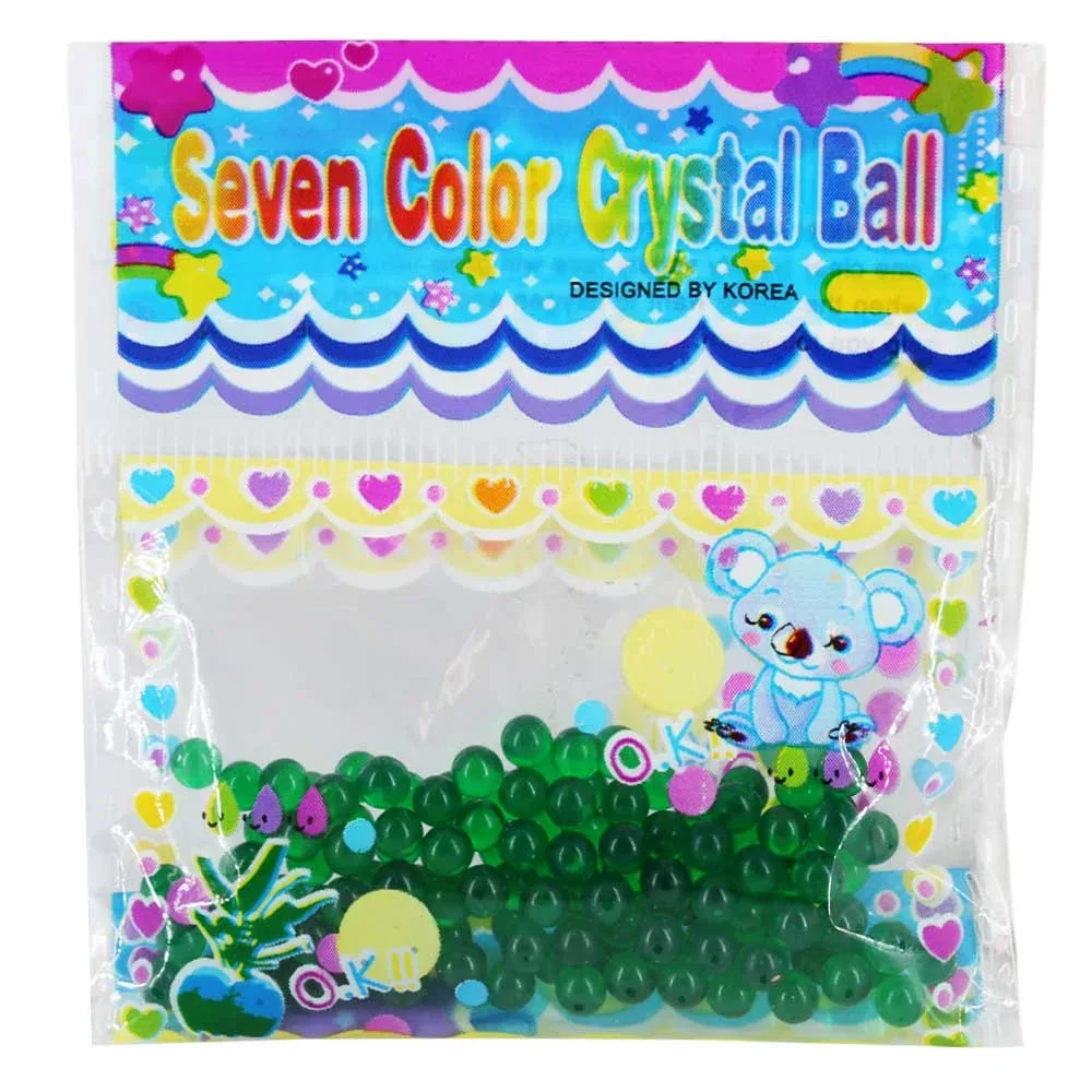 1pza Paquete de bolitas de hidrogel / seven color crystal ball zj-0480