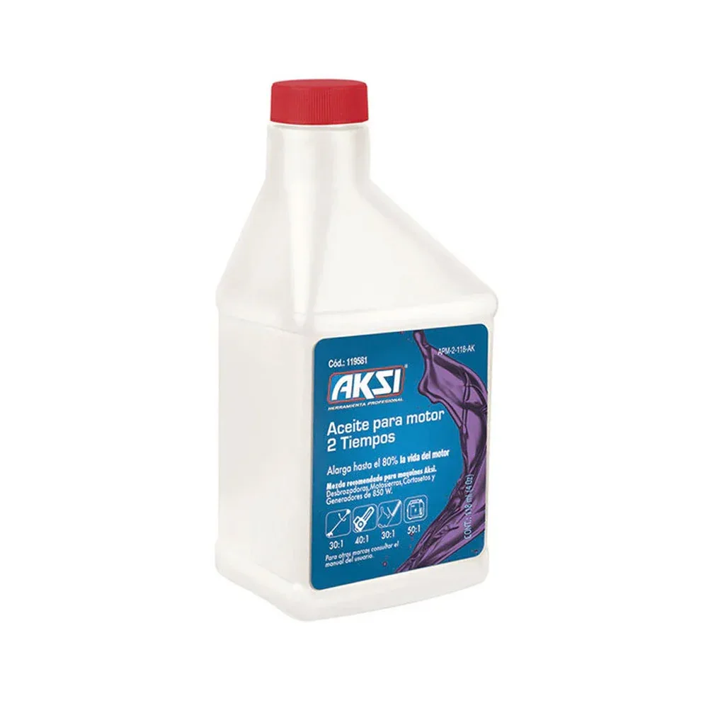 Aceite mineral aksi para motor de 2 tiempos, 118ml - 4oz / 119581
