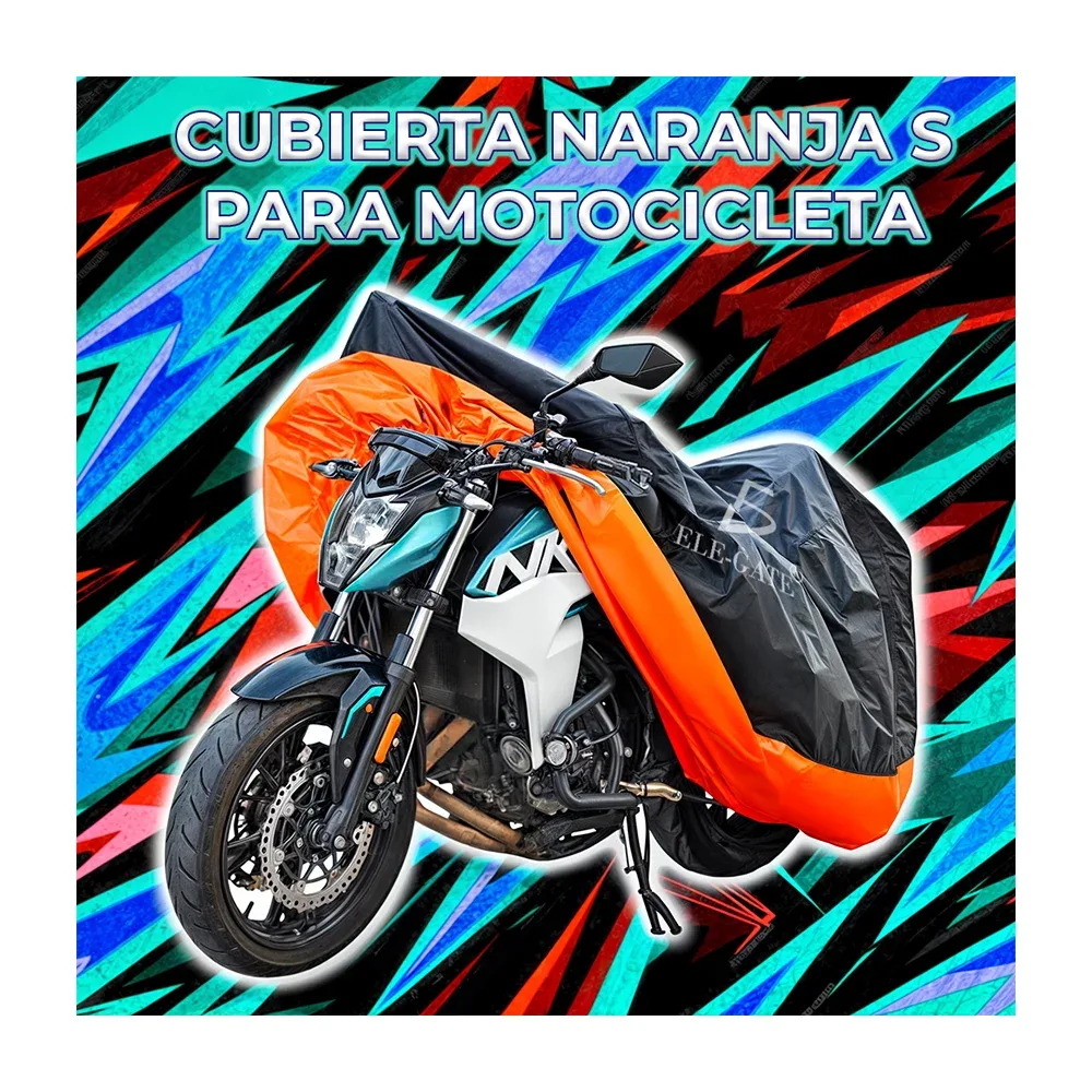 Funda protectora para motos y bicicletas impermeable con repelente uv talla s, variedad de colores / hog.274.s