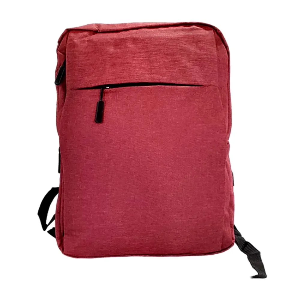 Mochila lisa con 3 compartimentos y puerto usb, variedad de colores / 8101# / 615 / bb-1221
